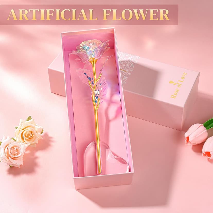 Get Well Soon Gifts Baskets Relaxation Rose Flower Christmas Gifts for Women Mom Sister Wife Best Friend Birthday Gifts for Women Self Care Package Spa Basket for Gift B0DJ5H44M8