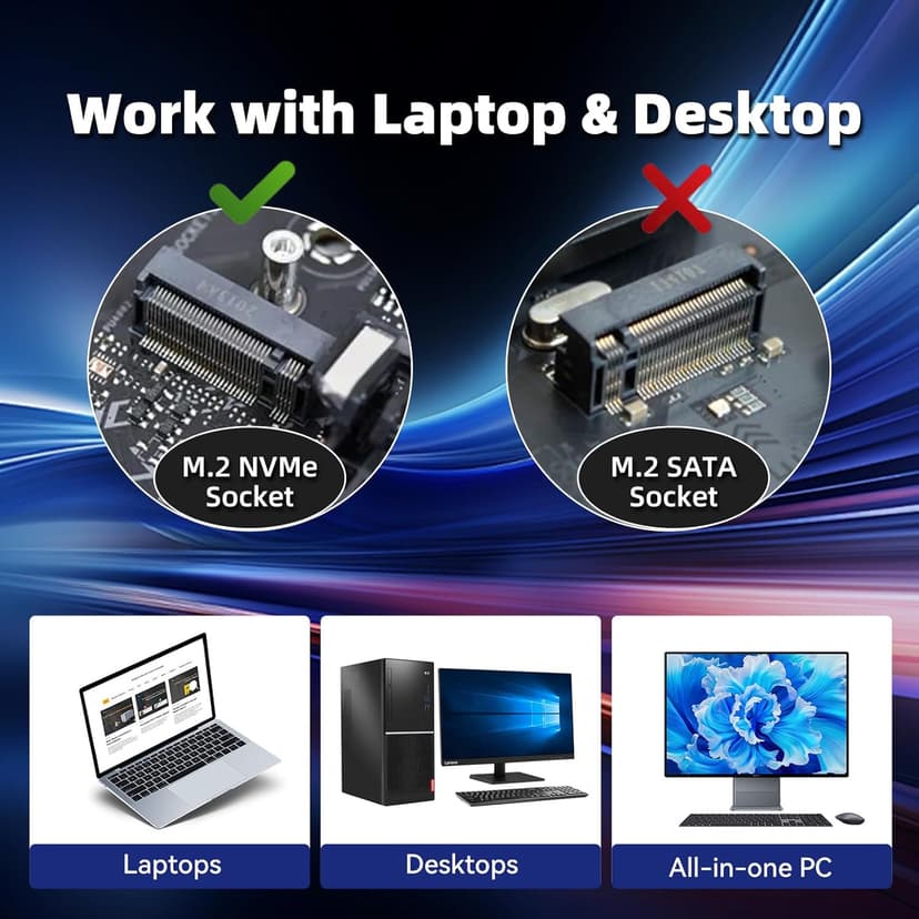 KingSpec SSD 256GB, M.2 NVMe Gen3x4 SSD 2280 - Up to 2400MB/s, Internal Solid State Drive with 3D NAND Flash, Compatible with Desktop and Laptop