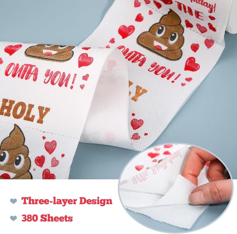 18th Birthday Gifts for Boys or Girls - Happy Prank Toilet Paper - 18th Birthday Decorations, Party Supplies Favors - Novelty Bday Present for Him, Her, Friends - 18 Years Old Funny Gag Gift for Guys