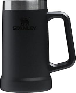 Stanley Stay-Chill Beer Stein 24 oz | Heavy Duty Big Grip Handle | Beer Tumbler Drink Cup, Holds 2 Cans | Insulated Stainless Steel Party Mug | BPA-Free