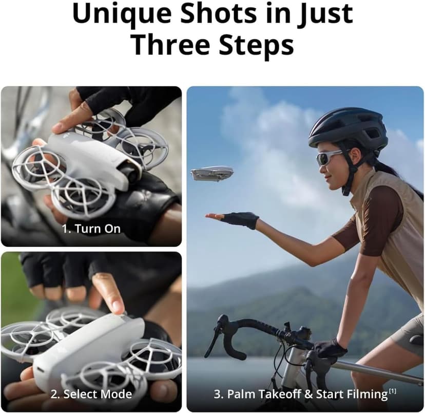 DJI Neo Drone with Camera 4K, Intelligent Flight Battery & Carrying Bag Bundle, Foldable FPV GPS Drone for Adults, Beginners, Professionals