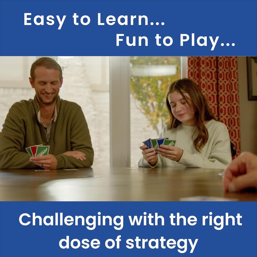 SWOOP Card Game | Fun for The Entire Family | Easy to Learn | Easy to Play | Great Social for Game Nights | Kids, Teens, Adults, and Seniors | Ages 7+ | 3 to 8 Players