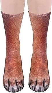 FreeNFond Funny Animal Paw Socks Gag Gifts for White Elephant Gift Exchange