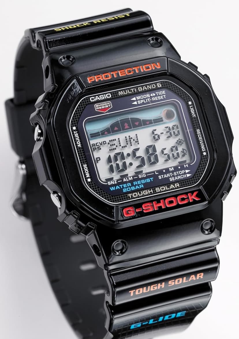Casio Men's GWX-5600-1JF G-Shock G-Lide Tough Solar Radio Controlled Watch [Japan Import]