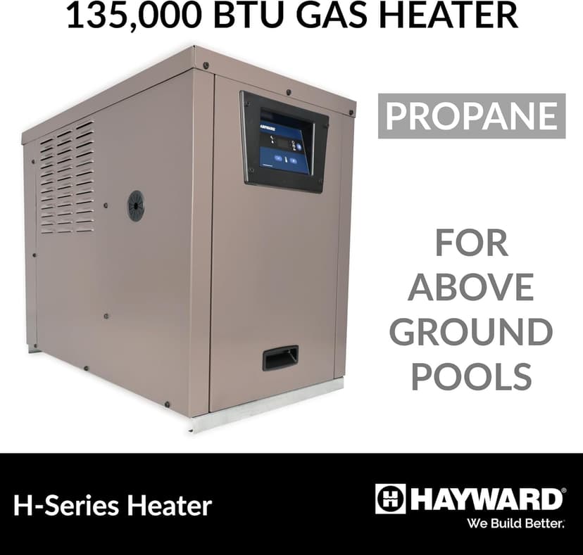 Hayward W3H135FDP H-Series Pool Heater, Beige