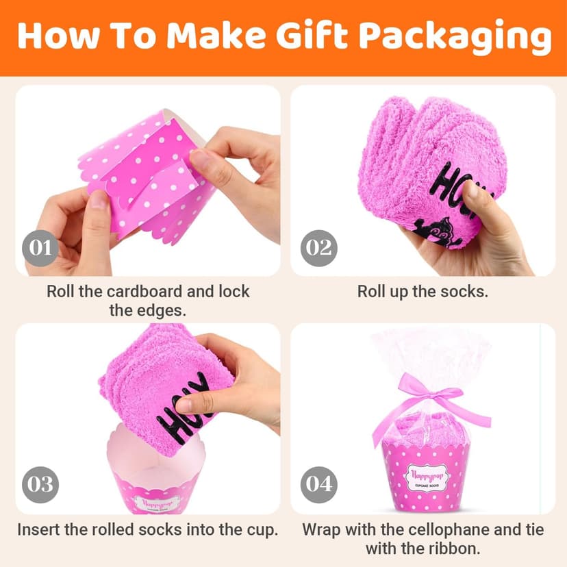 HAPPYPOP 55th 60th Birthday Funny Gifts - Socks for Older Women in Their 50s