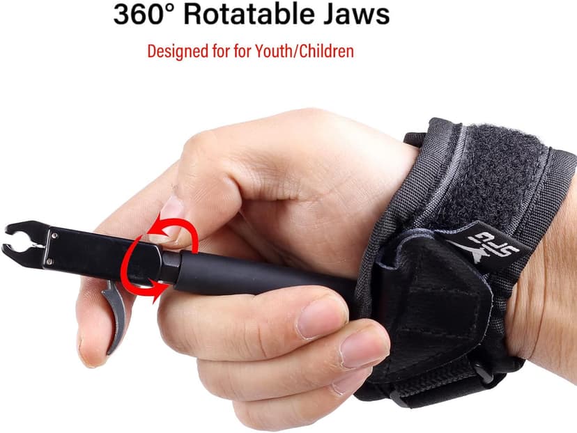 Archery Bow Release for Compound Bow Youth Bow Trigger 360° Adjustable Wrist Release Aids for Adults Hunting Shooting Accessories