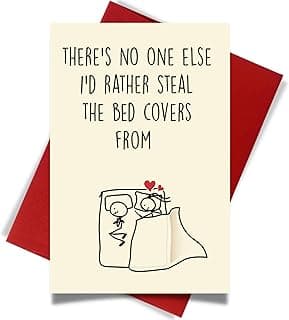 Cheerin Funny Anniversary Card with Envelope - Hilarious Greeting Card for Couples - Birthday Gift for Husband or Boyfriend from Wife or Girlfriend