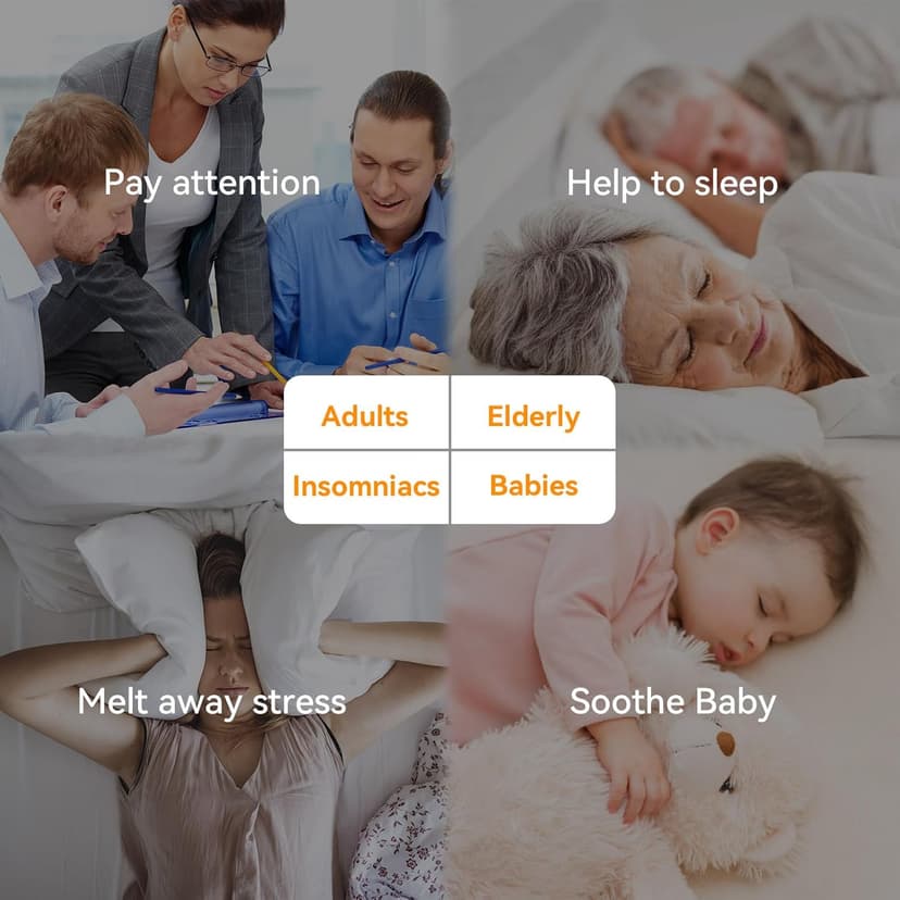 Wkzay White Noise Sound Machine: 30 Soothing Sounds, Sunrise Alarm Clock for Gentle Wake Up, Adjustable Volume & Night Light, Timer - Easy to Sleep, Relax, Focus