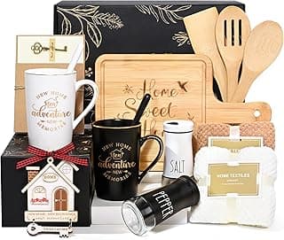 Maustic House Warming Gifts New Home, 14 Pcs New House Gift Basket, Housewarming Present for Homeowners Couples Women, Closing Gifts for Home Buyers B0DSBQYSJW