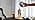 Pause Moon Lamp, Creative Wood LED Desk Lamp, Unique Decorative Lighting for Bedroom, Lamps for Night Stands, Rechargeable Cordless Lamp Office & Gift