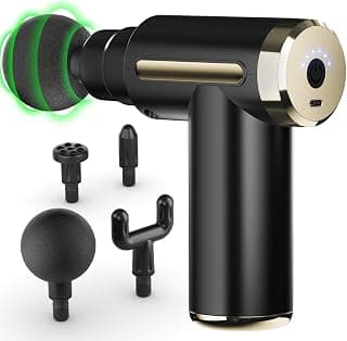 cotsoco Massage Gun Deep Tissue for Pain Relief with 4 Massage Heads & 6 Speeds, Electric Mini Handheld Body Massager for Any Pain Relief, Best Gifts for Men and Mom B0CP3K8G9X