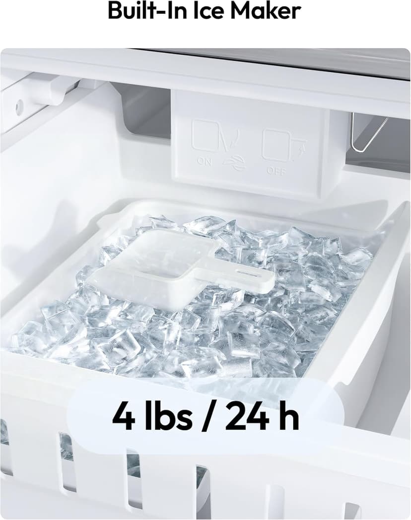 18 Cu.Ft. French Door Refrigerator with Ice Maker, Refrigerator with Freezer Drawer, Frost-Free, UL Certified, French Door Fridge with 3 Smart Cooling Modes