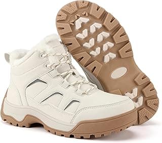 MAIZUN Winter Boots for Women Snow Warm Non-Slip Hiking Ankle Booties for Women Faux Fur Outdoor