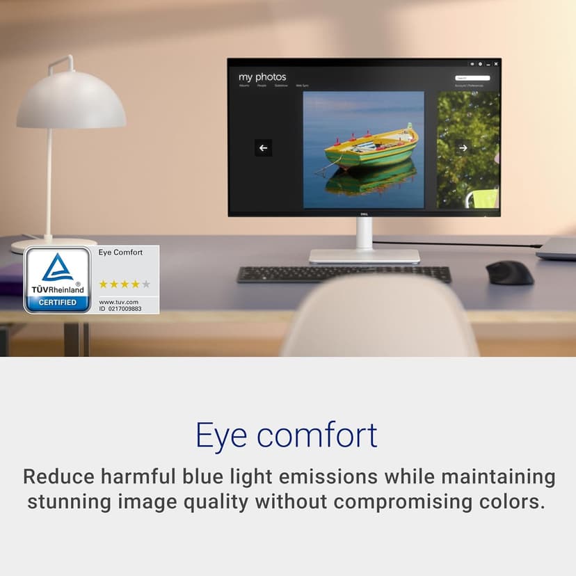 Dell 27 Plus Monitor - S2725HSM - 27-inch FHD (1920x1080) 144Hz 1ms Display, 2 x 3W Speakers, HDMI Connectivity, Height/Tilt/Pivot/Swivel Adjustability, AMD FreeSync - Ash White