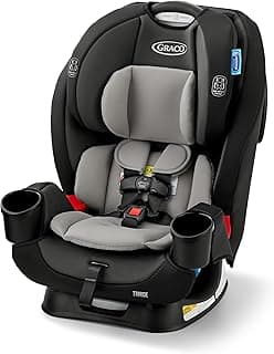 Graco TriRide 3-in-1 Convertible Car Seat - Highback Booster, Forward & Rear Facing Modes, Suitable from Newborn to Preschooler, Perfect for Long Journeys in Redmond Color