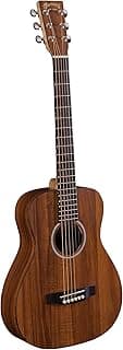 Little Martin LXK2 Acoustic Guitar with Gig Bag, Koa and Sitka Spruce HPL Construction, Modified 0-14 Fret, Modified Low Oval Neck Shape Dark Natural