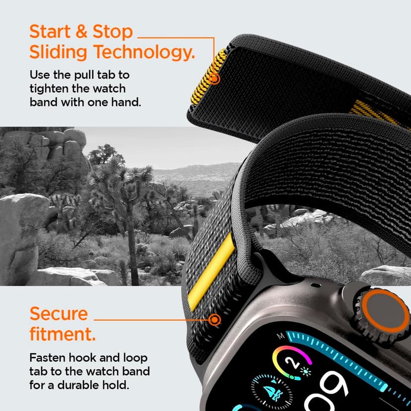 Spigen for Apple Watch Band, Athlex Air Compatible with Ultra 3/2/1 49mm, Series 11/10 46mm, 9/8/7 45mm, SE3/SE2/SE/6/5/4 44mm, 3/2/1 42mm