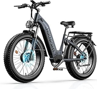 Dual Motor Ebike, 3000W Electric Bike for Adults, 52V 20Ah 26" Fat Tire Fast Ebike Max 38 Mph, up to 90 Miles, Off-Road Mountain E-Bike for Men Women, Step-Through Design