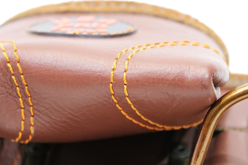 USA Pro Tools Leather Tool Pouch for Carpenter | Best for Electricians, Plumbers, Handyman and Framers | 10 Pockets with 2 Stainless Steel Hammer Holders