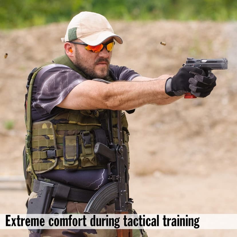 Mack's Maximum Protection Soft Foam Shooting Ear Plugs, 40 Pair – 33 dB Highest NRR – Comfortable Earplugs for Hunting, Tactical, Target, Skeet and Trap Shooting | Made in USA