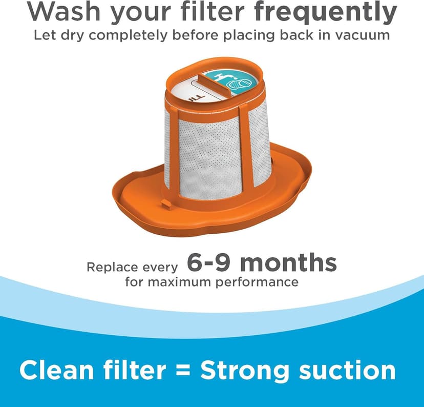 BLACK+DECKER dustbuster Portable Vacuum Cordless Handheld, Small Hand Vacuum Cleaner for Dorm Home and Car, Powerful 20V AdvancedClean+ (HHVK515J00FF)