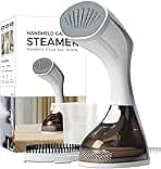 Mafilise Steamer for Clothes, 20S Heat Up, 1500W & 3 Steam Settings, Ceramic Soleplate with 13-Vent, 2-in-1 Clothing Iron Wrinkle Removal for All Fabrics, Portable & Travel-Ready
