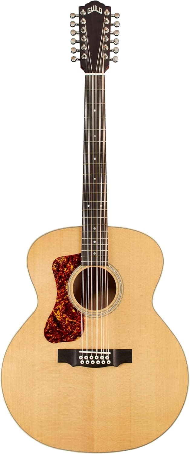 GUILD F-2512E Maple Jumbo 12-String Acoustic Lefty