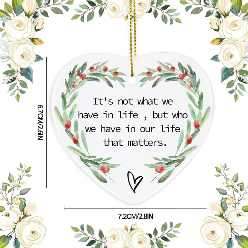 Friendship Ornaments - Christmas & Birthday Gifts for Women - Home Decor