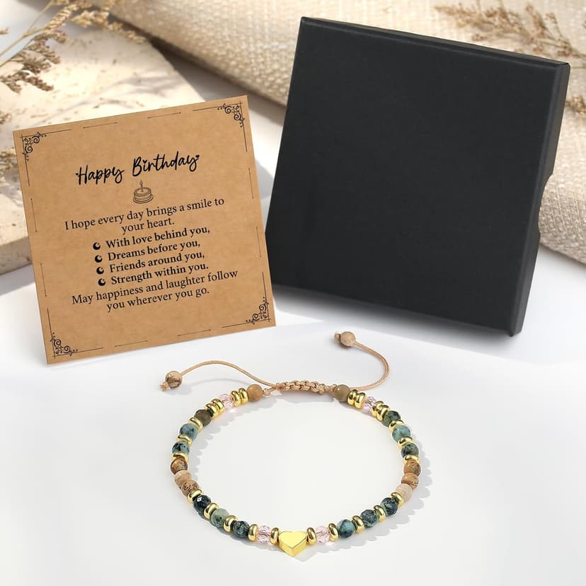 Sister Gift from Sister, Best Friend Friendship Bestie Bracelets, Turquoise Bracelet, Christmas Stocking Stuffers for Woman Unique Birthday Gifts for Women, Friend Gifts for Women B0G4LNWG5R