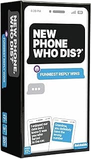 New Phone, Who Dis? by Relatable – Offline Text Message Party Game - Spicer Edition Party Game, Funny Social Icebreaker for Groups, and Summer Fun for Game Night, Includes 50 Inbox & 250 Reply Cards
