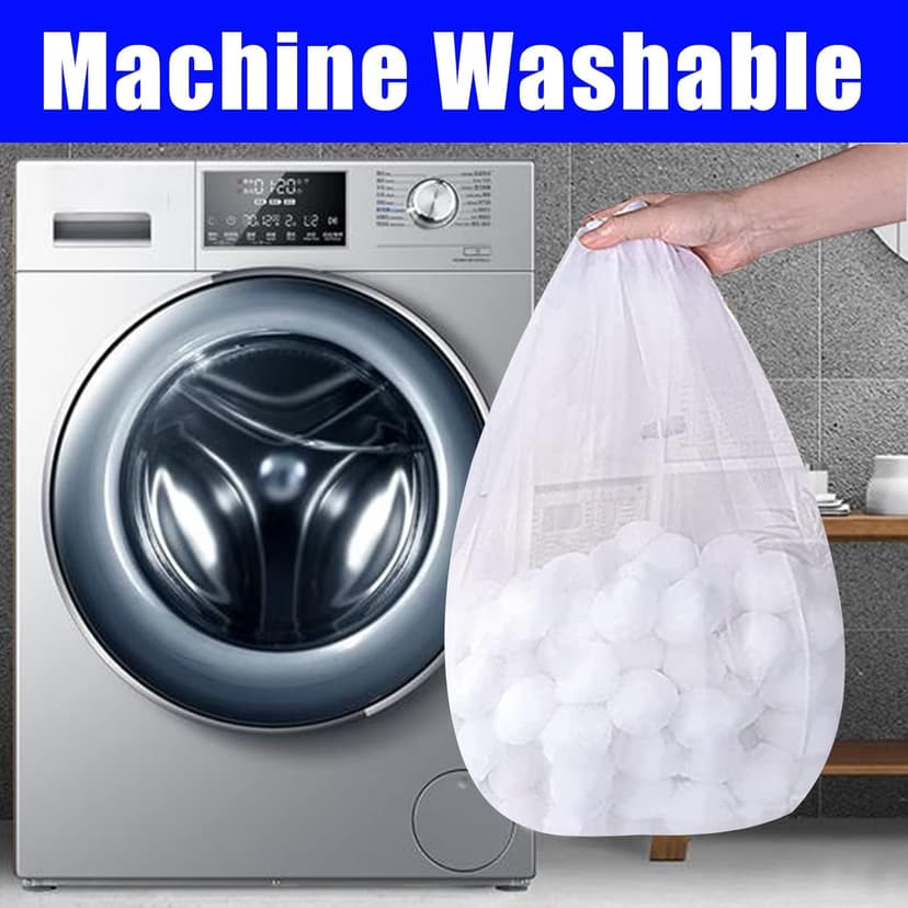 3.1 lbs Pool Filter Balls for Sand Filter, Eco-Friendly Reusable Pool Fiber Filter Balls Replace Pool Filter Sand, Pool Filter Media Balls for Swimming Pool (Equals 100 lbs Pool Filter Sand)