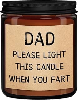 Dad Christmas Gifts for Men Funny Birthday Christmas Gifts for Dad from Daughter & Son Unique Mens Gift for Dads Who Have Everything Hilarious Holiday Presents Gag Gift for Fathers, 100% Soy Wax