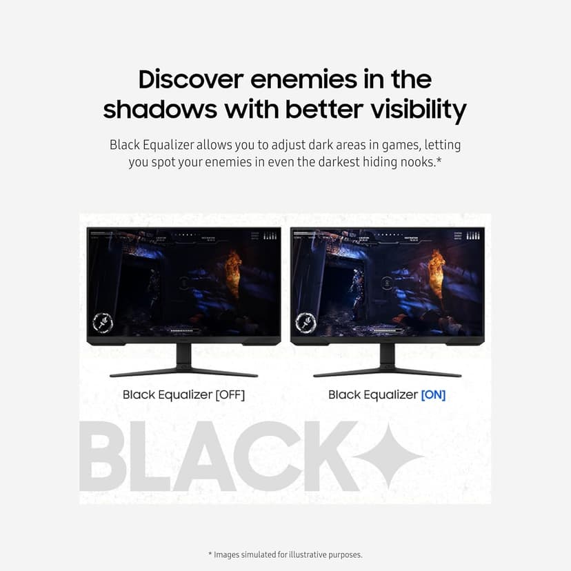 Samsung 27-Inch Odyssey G3 (G30D) Series FHD Gaming Monitor, 1ms, 180Hz, AMD FreeSync, Adjustable Stand, Black Equalizer, Virtual Aim Point, Eye Saver Mode, Flicker-Free, LS27DG302ENXZA