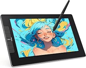 VEIKK VK1200V2 Drawing Tablet with Screen,11.6 Inch Full-Laminated Graphics Drawing Monitor,Upgraded 16384 Pressure Sensitivity, 2 Styluses, 120% sRGB,Graphics Tablet for PC Mac Linux Windows