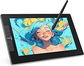 VEIKK VK1200V2 Drawing Tablet with Screen,11.6 Inch Full-Laminated Graphics Drawing Monitor,Upgraded 16384 Pressure Sensitivity, 2 Styluses, 120% sRGB,Graphics Tablet for PC Mac Linux Windows