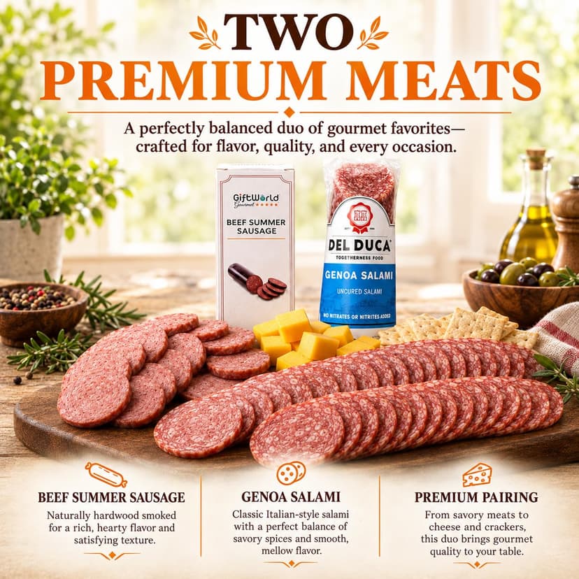 Food Gifts for Men, Meat Sampler For Men, Tailgating, Business, Congratulations, Care Packages, Thanksgiving & Holiday Gifts Charcuterie Meat and Cheese Gift Basket, Charcuterie Board Food Items B09TZ6BMRD
