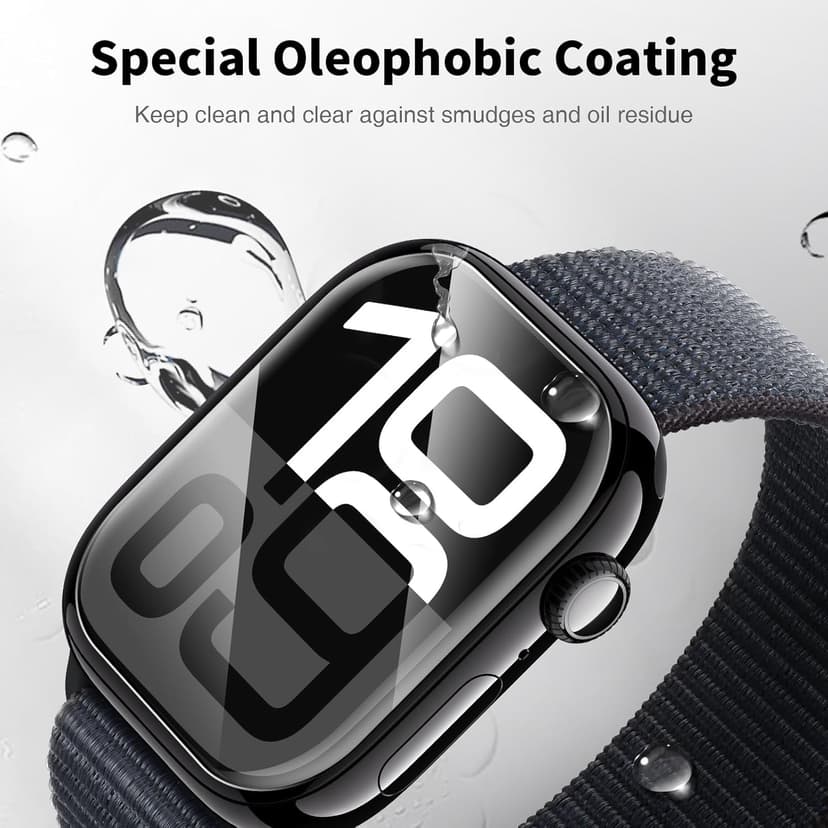 LK 6 Pack for Apple Watch Series 11 Screen Protector 46mm Series 10 [Flexible TPU Not Glass] Self-Healing, Max Coverage, Bubble Free, HD Clear Screen Protector for iWatch S11/S10 46mm, Anti-Scratch