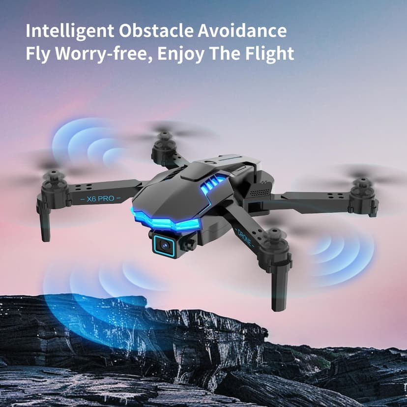 Drone with Camera 1080P with Brushless Motor Drone for Beginner, Long Fly Time, One Key Take Off/Land, RC Quadcopter Toys Gifts for Boys Men Birthday Gifts