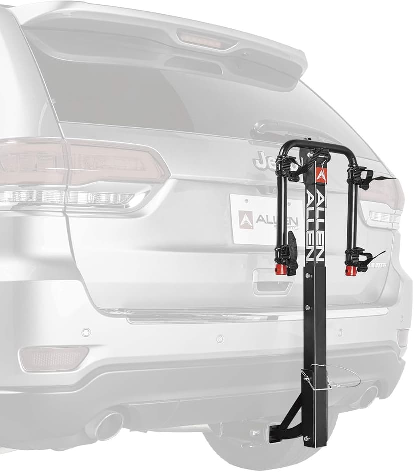 Allen Sports Deluxe 2-Bike Hitch Mount Rack , Silver/Black (522RR)