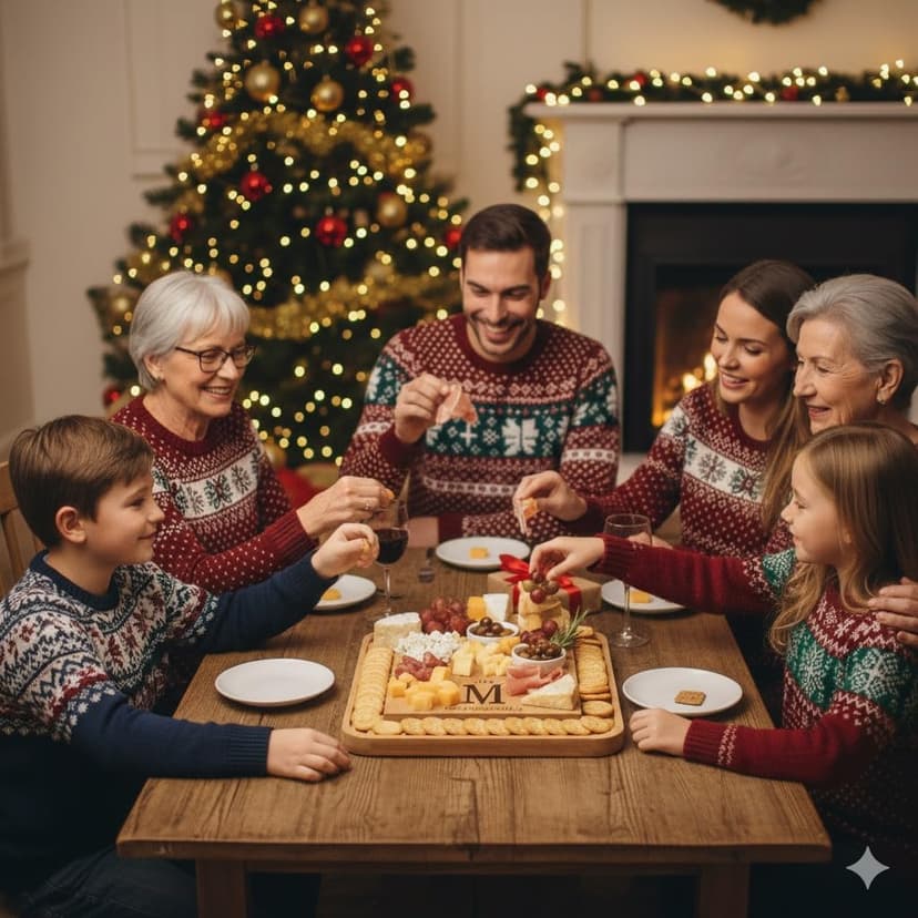 Bambüsi Personalized Charcuterie Board - Custom Engraved Bamboo Cheese Board Set for Couples, House Warming Gifts New Home, Wedding, Bridal Shower, Birthday Gifts for Women, Anniversary, Chrismas