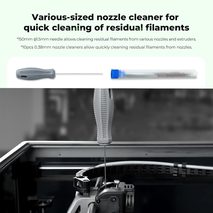 Creality 3D Printer Tool Kit, 74Pcs 3D Printing Tool Wrap Kit Assembly/Removal/Filament Cutting Set 3D Printer Accessories for All FDM Printers Cleaning Finishing Printing