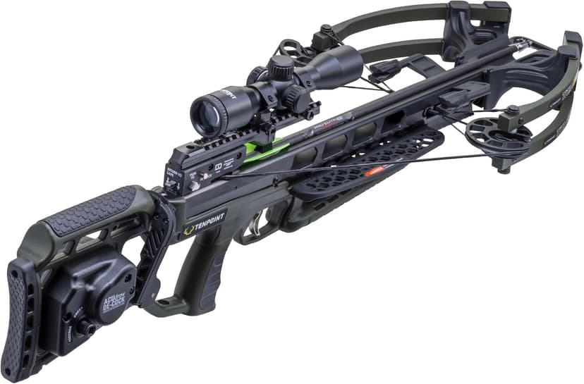 TenPoint Titan X De-Cock - 400 FPS - Our #1-Selling Crossbow - Equipped with Pro-View 400 Lighted Scope + ACUdraw De-Cock System