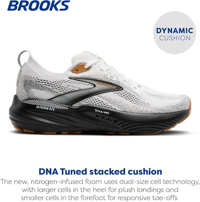 Brooks Men’s Glycerin GTS 22 Supportive Running Shoe