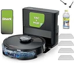 Shark Matrix Plus Robot Vacuum and Mop with Self-Empty HEPA Base, Sonic Mopping, Matrix Clean, Home Mapping, HEPA Bagless Self Empty Base, CleanEdge, for Pet Hair, UR2650WS