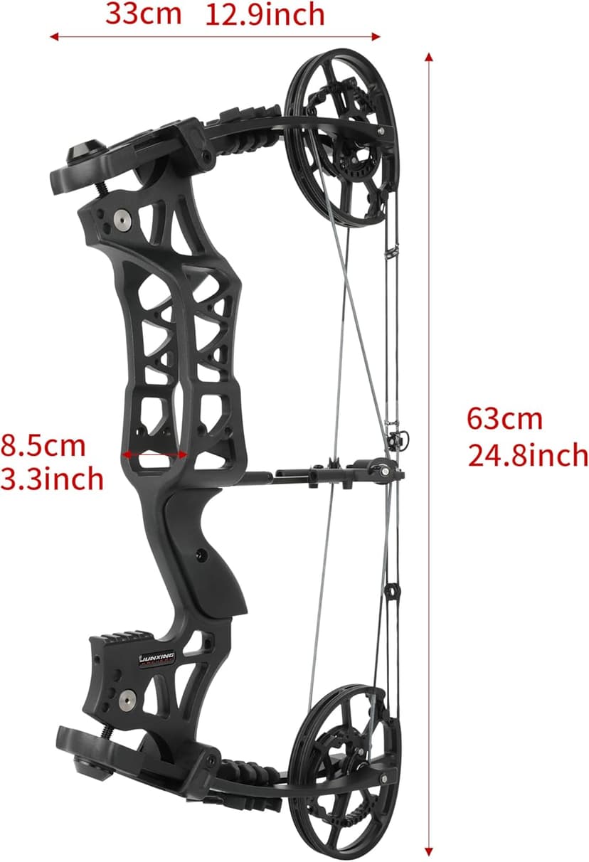 Compound Bow Dual-use for Arrows and Steel Ball,Hunting Bows,40-70lbs Adjustable,Short-Axis Compound Bow Set for Archery Outdoor Hunting Target Shooting Bow Fishing