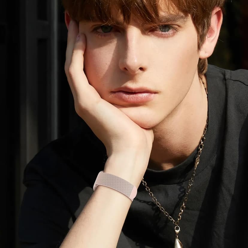 Original Stainless Steel Mesh Loop Compatible with Apple Watch 38mm 40mm 41mm 42mm 44mm 45mm 46mm 49mm Women Men, Magnetic Clasp Replacement for iWatch Bands Series 11 10 9 8 7 6 5 4 Ultra SE 3 2 1