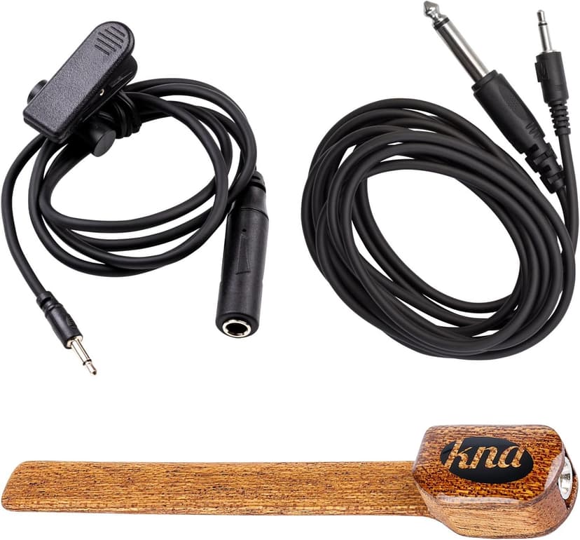 KNA NG-1 Piezo Pickup for Nylon String Guitar, Classical, Flamenco, Natural Acoustic Tone, Lightweight, Detachable, Easy Installation, Passive No Battery Required, Handcrafted in Europe