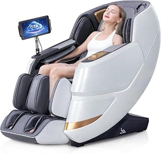 MassaMAX 2026 4D Massage Chair, Full Body Recliner with OTA Cloud Tech, Deep Yoga Stretch, 27 Auto Modes, 55" SL Track, APP & AI Voice Control, Auto Footrest, Zero Gravity, and Heating for Relaxation