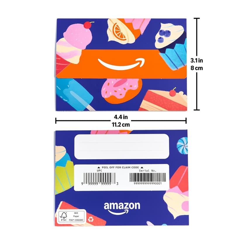 Mini Envelope - Birthday Amazon Physical Gift Card B0DMNN6B6H